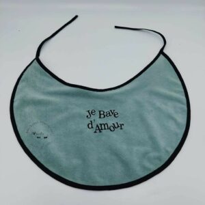 Bavoirs personnalisables (possibilité, tour de cou élastique ou lien)